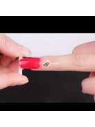 50 Db Körömlakk Színes Kijelzőkártya, Lakk UV Gél Színű Kijelző Körömdíszítő Gyűrű, Műkörömcsúcsok