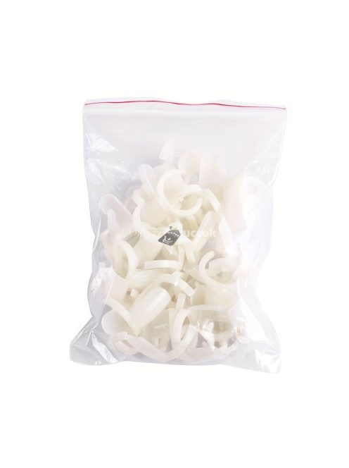 50 Db Körömlakk Színes Kijelzőkártya, Lakk UV Gél Színű Kijelző Körömdíszítő Gyűrű, Műkörömcsúcsok