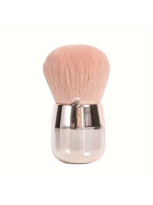 1db körömművészeti portisztító kefe, kerek gomba alakú, puha gél sminkkefe manikűr kiegészítőkhöz és eszközökhöz