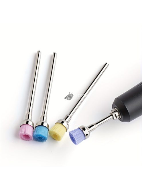 Körömpor tisztító kefe, körömlakk csiszoló fúró tiszta kefefej elektromos körömfúró géphez körömpor eltávolító tartozék eszköz