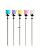 Körömpor tisztító kefe, körömlakk csiszoló fúró tiszta kefefej elektromos körömfúró géphez körömpor eltávolító tartozék eszköz