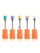 Körömpor tisztító kefe, körömlakk csiszoló fúró tiszta kefefej elektromos körömfúró géphez körömpor eltávolító tartozék eszköz