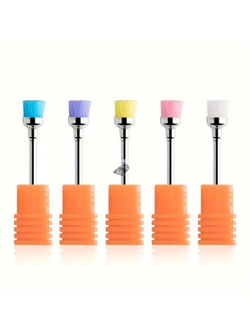 Körömpor tisztító kefe, körömlakk csiszoló fúró tiszta kefefej elektromos körömfúró géphez körömpor eltávolító tartozék eszköz