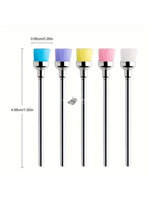 Körömpor tisztító kefe, körömlakk csiszoló fúró tiszta kefefej elektromos körömfúró géphez körömpor eltávolító tartozék eszköz