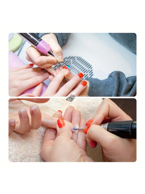 Körömpor tisztító kefe, körömlakk csiszoló fúró tiszta kefefej elektromos körömfúró géphez körömpor eltávolító tartozék eszköz