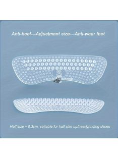   1 pár saroktartó betét, sarokpárna, túl nagy saroktartó cipő, puha sarokpárna betétek, magas sarkú bő tornacipőhöz, öntapadó