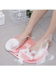   Egy Darab Falra Szerelhető Zuhany Láb- És Hátmasszírozóval, Masszírozó Párnával És Szívócsészékkel - Eltávolítja A Elhalt Bőrt