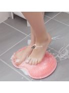 Egy Darab Falra Szerelhető Zuhany Láb- És Hátmasszírozóval, Masszírozó Párnával És Szívócsészékkel - Eltávolítja A Elhalt Bőrt