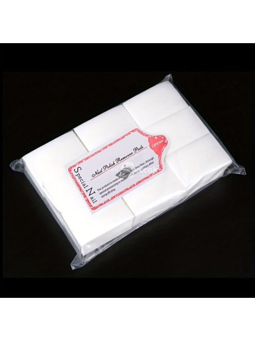 Különleges Köröm Pamut Párnák - 1 csomag (kb. 400 darab) - Körömlakklemosó Párnák - Puha, Tiszta, Higiénikus - Illatmentes - Eszközök & Kiegészítők a Körömápoláshoz