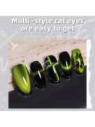 5 az 1-ben körömművészeti mágneses pálcika gél lakkhoz, multifunkcionális macskaszem mágneses tábla tokkal, körömtervezés matrica eszköz francia, margaréta és különböző hatásokhoz