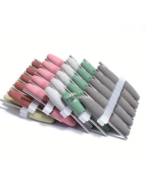 10 db gumi szilikon maró manikűr kövekhez körömfúró gép manikűr kiegészítők körömpuffer polírozó szerszám