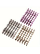 Fém körömtolltartók, Mini 5 nyílású tollrendszerező, többfunkciós akril körömeltávolító eszköz, kompakt kialakítás szalonhoz és otthoni használatra