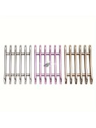 Fém körömtolltartók, Mini 5 nyílású tollrendszerező, többfunkciós akril körömeltávolító eszköz, kompakt kialakítás szalonhoz és otthoni használatra