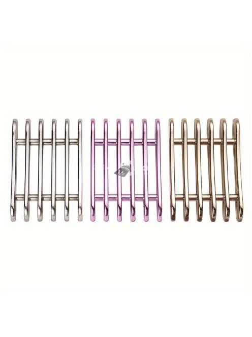 Fém körömtolltartók, Mini 5 nyílású tollrendszerező, többfunkciós akril körömeltávolító eszköz, kompakt kialakítás szalonhoz és otthoni használatra