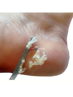   Professzionális fém lábreszel a bőrkeményedések és az elhalt bőr eltávolítására, nagy teherbírású pedikűr eszköz a sima sarkakért, illatmentes, kétoldalas lábkaparó otthoni használatra