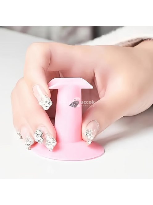 Pontos Támogatás A Foltmentes Köröm Díszítéshez, Kényelmes Ujjtartó A Manikűr És Pedikűr Során, Alapvető Eszköz A Körömrajongók Számára