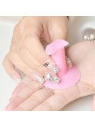 Pontos Támogatás A Foltmentes Köröm Díszítéshez, Kényelmes Ujjtartó A Manikűr És Pedikűr Során, Alapvető Eszköz A Körömrajongók Számára