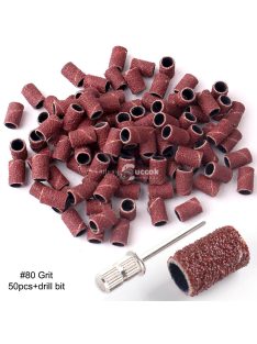   50 db Professzionális körömápoló csiszolószalag - durva, finom szemcsés manikűrhöz és pedikűrhöz