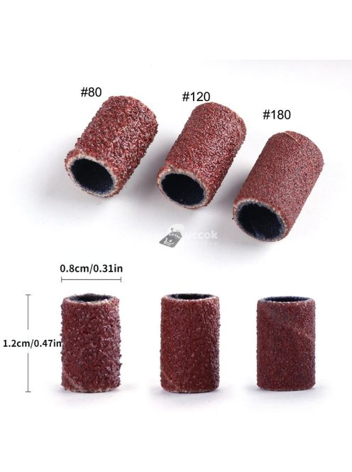 50 db Professzionális körömápoló csiszolószalag - durva, finom szemcsés manikűrhöz és pedikűrhöz