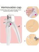 Professzionális állítható rozsdamentes acél körömvágó akril körmökhöz – tökéletes manikűr körömszalon eszközökhöz és műköröm manikűrhöz