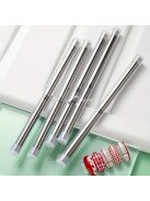 5db Nail Art Design Toll Festőeszközök Zselés Ecsettel, Színátmenetes Ecsettel, Részletecsettel És Pöttyös Tollal A Nail Art Design Manikűr Szalonhoz