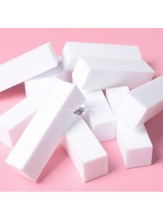   10 db Fehér erősen habzó polírozó reszelő Nail Art Tool Körömpolírozó reszelő