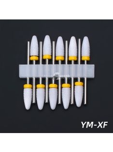   10db kerámia körömfúró szett készlet, elektromos manikűr és pedikűr maró, körömlakkozó géphez, professzionális körömművészeti kiegészítők