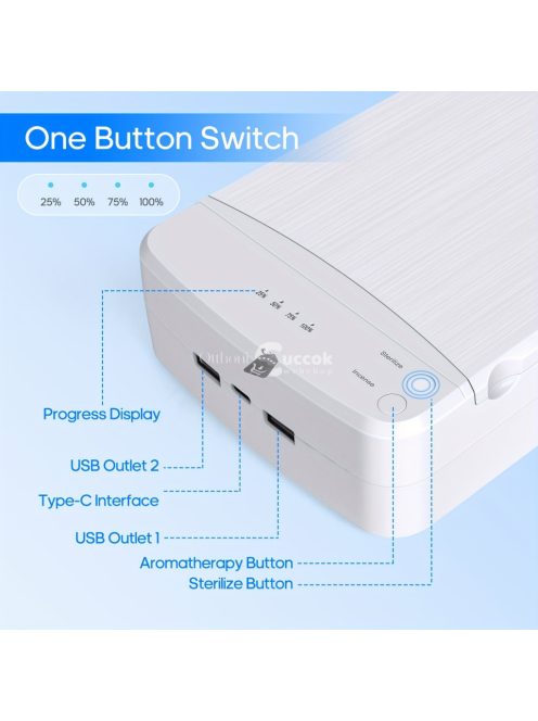 Hordozható köröm-sterilizátor kék fény USB-vel – tökéletes otthoni manikűrhöz és szalon kellékekhez!