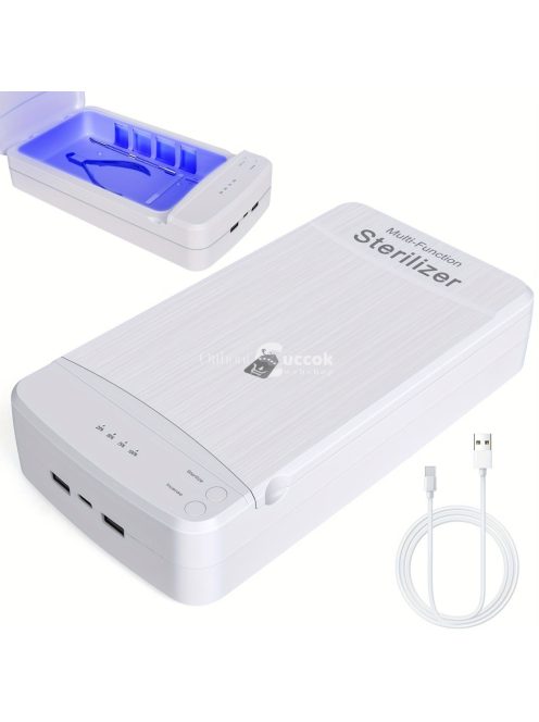 Hordozható köröm-sterilizátor kék fény USB-vel – tökéletes otthoni manikűrhöz és szalon kellékekhez!