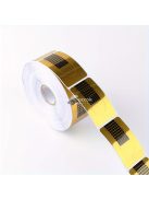 Nail Art Papírtartó, Téglalap Alakú Körömhosszabbító Arany Ujjtartó, Körömragasztós Ujjtartó, Körömhosszabbító Tartó