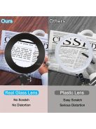 Állítható LED nagyító lámpa, nagyító üveg lámpa szorítóval, hosszú karú asztali lámpa manikűrhöz, szépségápoláshoz