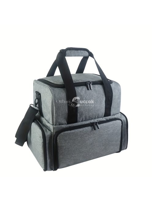 1db Hordozható Körömlakk-rendező, 80 Palack És 1 Körömlámpa Fér El, Körömlakk Hordtáska 2 Kivehető Tasakkal, Körömlakk-anyag-rendező, Hordozható Körömlakk-tartó Körömkellékekhez (csak Táska)