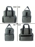 1db Hordozható Körömlakk-rendező, 80 Palack És 1 Körömlámpa Fér El, Körömlakk Hordtáska 2 Kivehető Tasakkal, Körömlakk-anyag-rendező, Hordozható Körömlakk-tartó Körömkellékekhez (csak Táska)