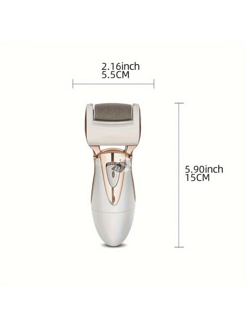 Elektromos láb bőrkeményedés eltávolító, elektromos lábreszelő újratölthető kemény bőr pedikűr eszközök Lábápoló bőrkeményedés eltávolító készlet