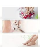 Elektromos láb bőrkeményedés eltávolító, elektromos lábreszelő újratölthető kemény bőr pedikűr eszközök Lábápoló bőrkeményedés eltávolító készlet