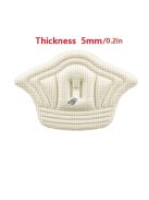 1 pár betét cipő sarok szivacs vastag kopásgátló láb, párna bélés női férfiak lélegző naponta az Achilles kezelésére és a sarokhólyag megelőzésére