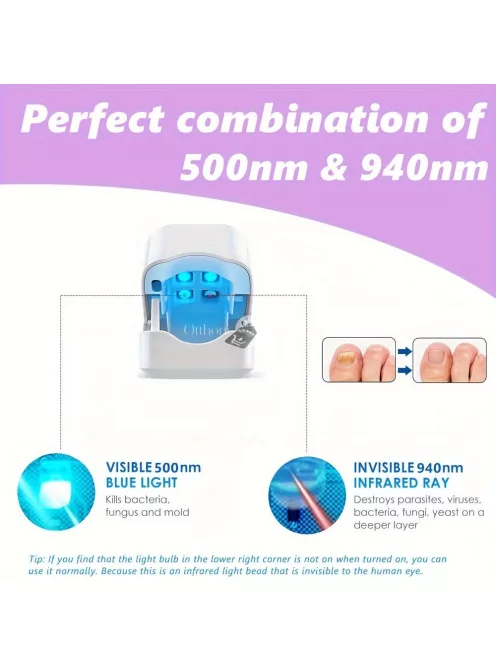 Újratölthető UV LED Köröm lámpa - Szagmentes, Alacsony Feszültségű, USB Töltés Hordozható