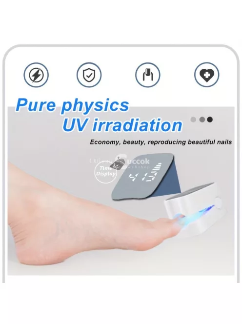 Újratölthető UV LED Köröm lámpa - Szagmentes, Alacsony Feszültségű, USB Töltés Hordozható