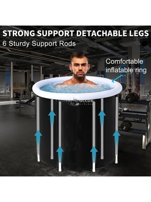 1 Db Összecsukható, Szabadon Álló Fürdőkád, Hordozható Fürdőkád Bel- És Kültérre, Pezsgőfürdőkád, Hordozható, Szabadon Álló Fürdőkád