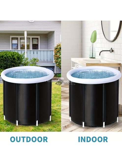 1 Db Összecsukható, Szabadon Álló Fürdőkád, Hordozható Fürdőkád Bel- És Kültérre, Pezsgőfürdőkád, Hordozható, Szabadon Álló Fürdőkád