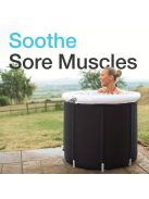 1 Db Összecsukható, Szabadon Álló Fürdőkád, Hordozható Fürdőkád Bel- És Kültérre, Pezsgőfürdőkád, Hordozható, Szabadon Álló Fürdőkád