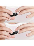 Professzionális körömápoló készlet férfiaknak és nőknek - 24 darabos manikűr és pedikűr szett utazó tokkal, hipoallergén fém pengékkel, kutikula fogóval és eszközökkel