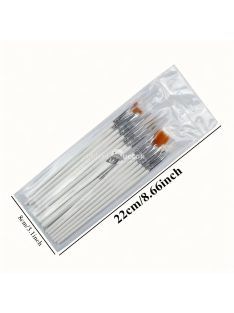   15 darabos precíziós ecsetkészlet részletezéshez és művészethez - Ideális akril, vízfesték, olajfestmény, modellek, repülőgép készletek és köröm művészethez