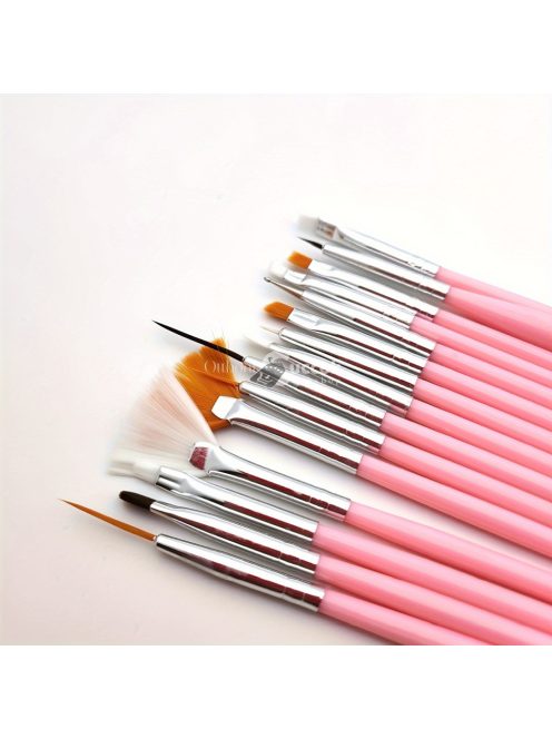 15 darabos precíziós ecsetkészlet részletezéshez és művészethez - Ideális akril, vízfesték, olajfestmény, modellek, repülőgép készletek és köröm művészethez