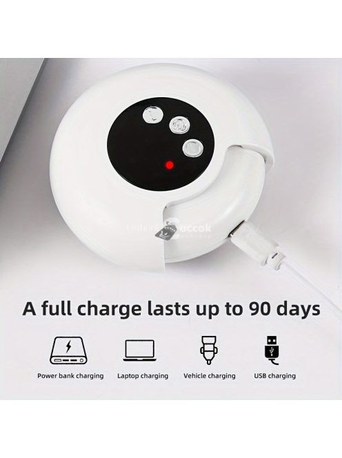 Körömvágó és polírozó LED-es fénnyel, lítium-ion akkumulátorral, otthoni használatra, szalonminőségű körömápoláshoz