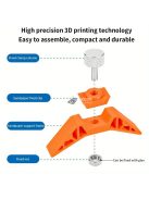 Állítható szögű görbe felület csiszoló polírozó kézitartó csiszolódeszka hobbiépítő eszköz javításhoz