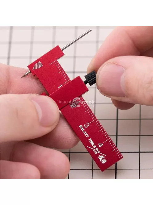 Egyenlő távolságú párhuzamos vonalzó katonai miniatűr méretarányú modellkészlethez