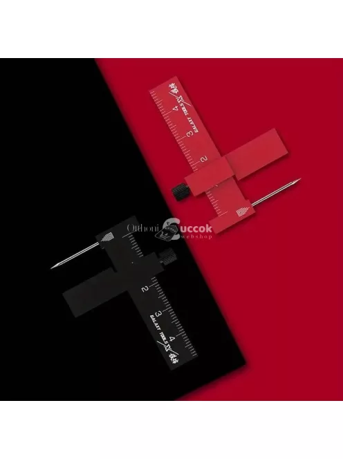 Egyenlő távolságú párhuzamos vonalzó katonai miniatűr méretarányú modellkészlethez