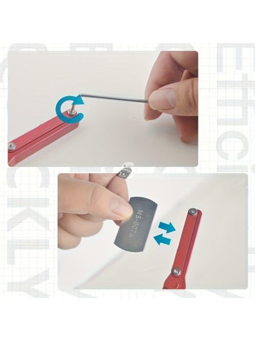 Mini Kézi Fűrész Modell Kézműves Eszköz, Tartalmaz 5db DIY Kézműves Fűrészlapot , Kézi Munkához, Metszéshez