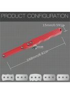 Mini Kézi Fűrész Modell Kézműves Eszköz, Tartalmaz 5db DIY Kézműves Fűrészlapot , Kézi Munkához, Metszéshez
